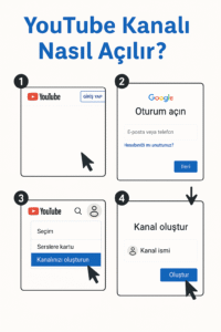 💡 YouTube Kanal Açma – 7 Kolay Adımda Başla